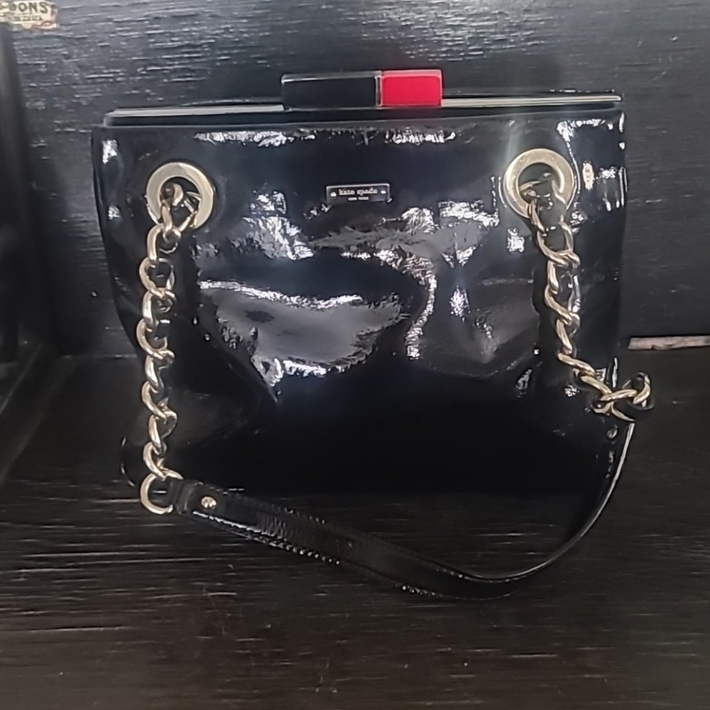 Kate Spade Black Patent Handbag